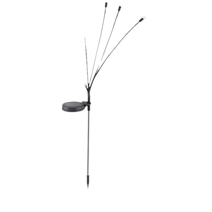 Solar-powered firefly LED lights, garden lawn lights, outdoor waterproof courtyard ambiance ground lights, trendy street lights