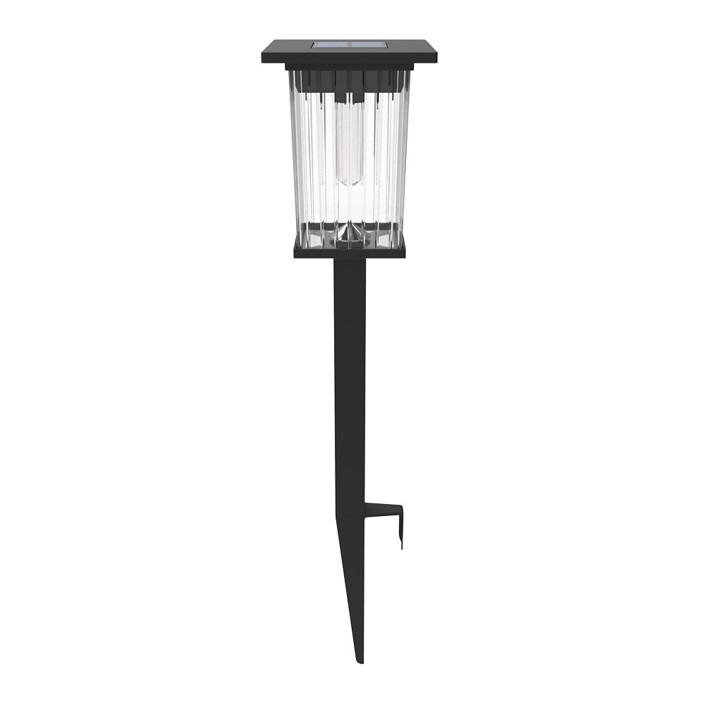 Solar glass light outdoor waterproof wall-mounted courtyard light modern outdoor villa gate garden wall decorative light