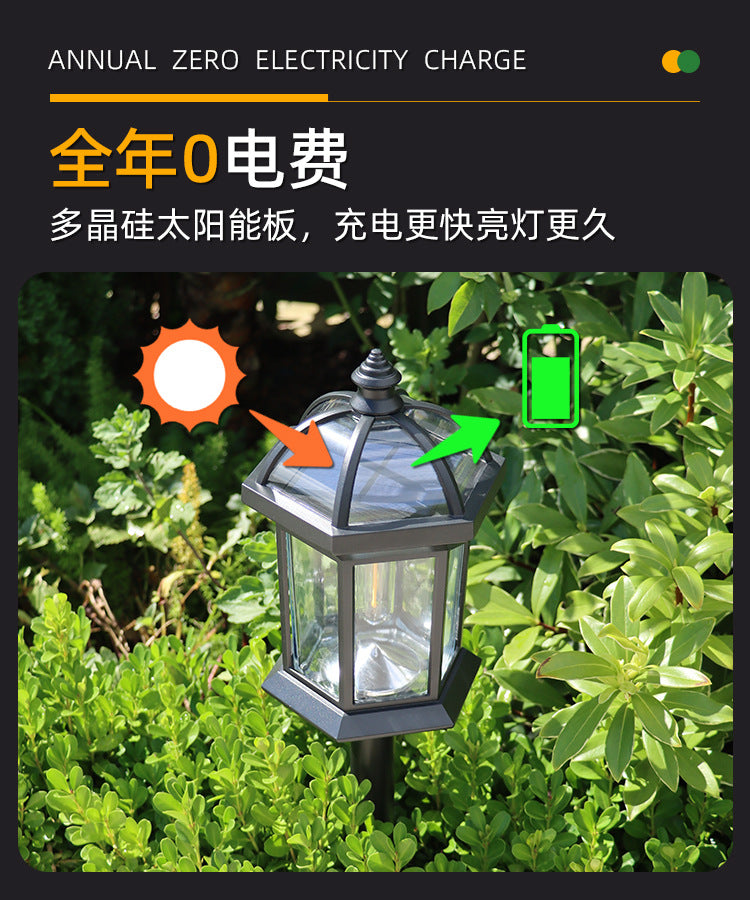 Exterior wall retro terrace simple American country style outdoor courtyard living room villa corridor aisle balcony waterproof wall lamp