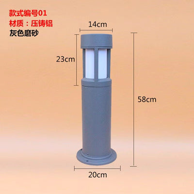LED lawn light, garden park villa light, lawn courtyard landscape light, outdoor community square creative garden light
