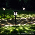 Solar-powered lawn lamp for villas, ground-mounted courtyard lamp, garden household waterproof outdoor lamp, park LED street lamp