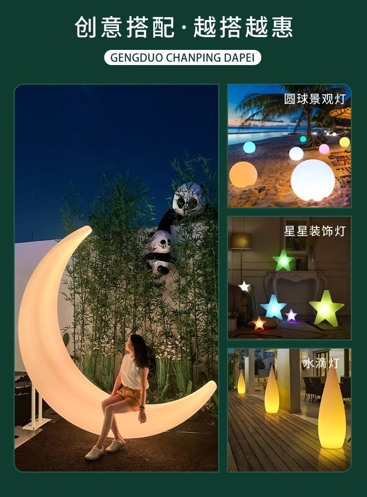 Pebble lights, solar outdoor courtyard lights, villa garden landscape lights, stone lights, lawn lights, decorative ground lights