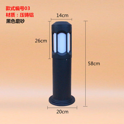 LED lawn light, garden park villa light, lawn courtyard landscape light, outdoor community square creative garden light