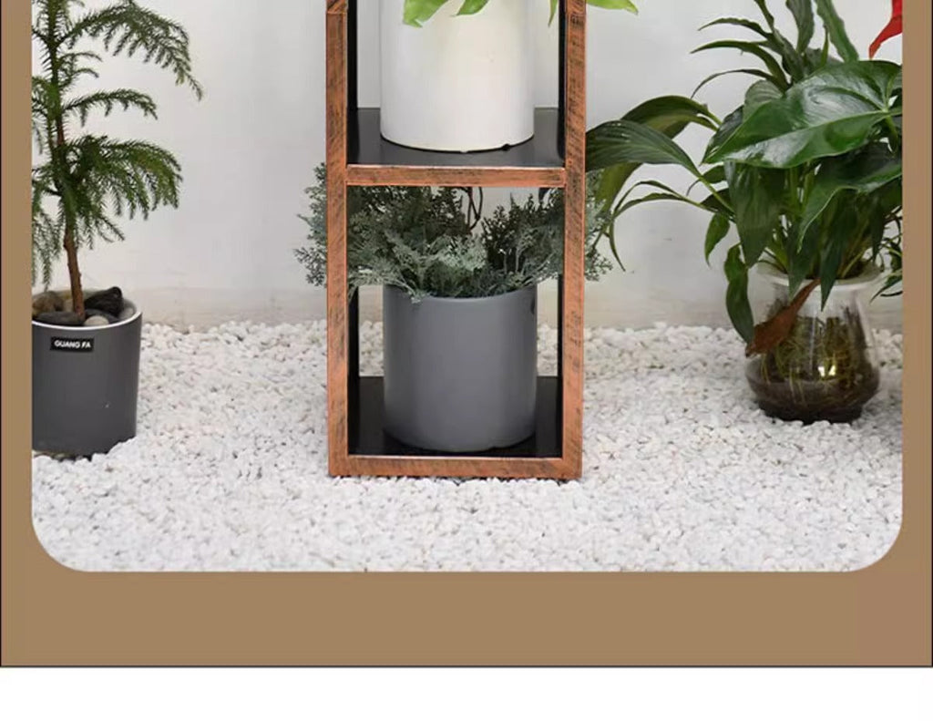 Solar flower stand light, courtyard garden balcony decorative light, waterproof potted plant floor light, flower stand decorative light