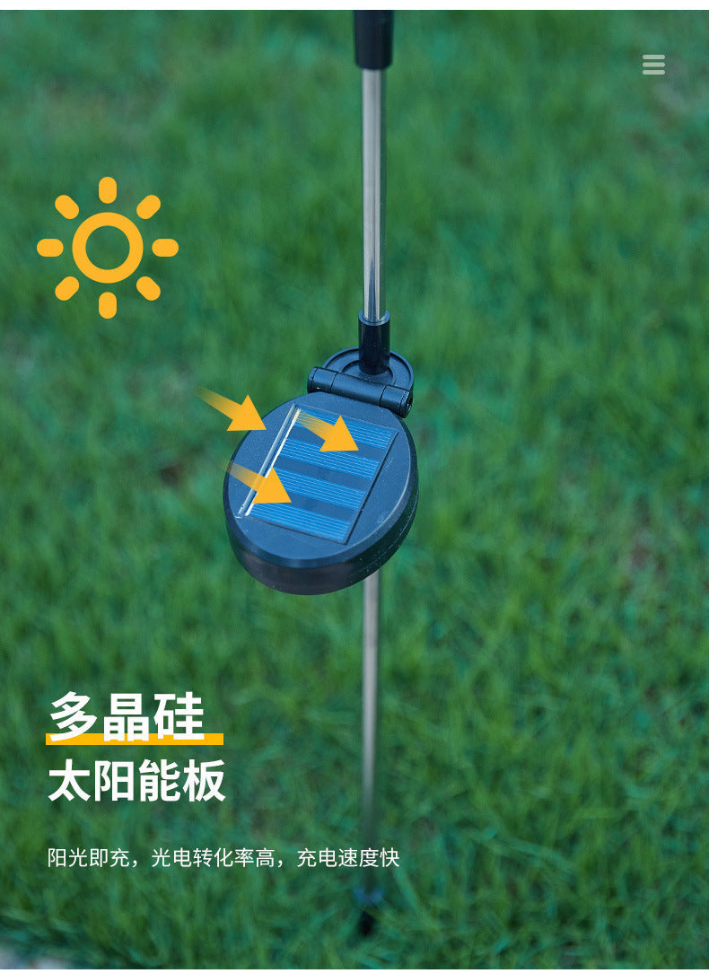 Directly from the manufacturer: Outdoor lighting solar neon LED star ground-insert garden courtyard holiday decorative lawn lights