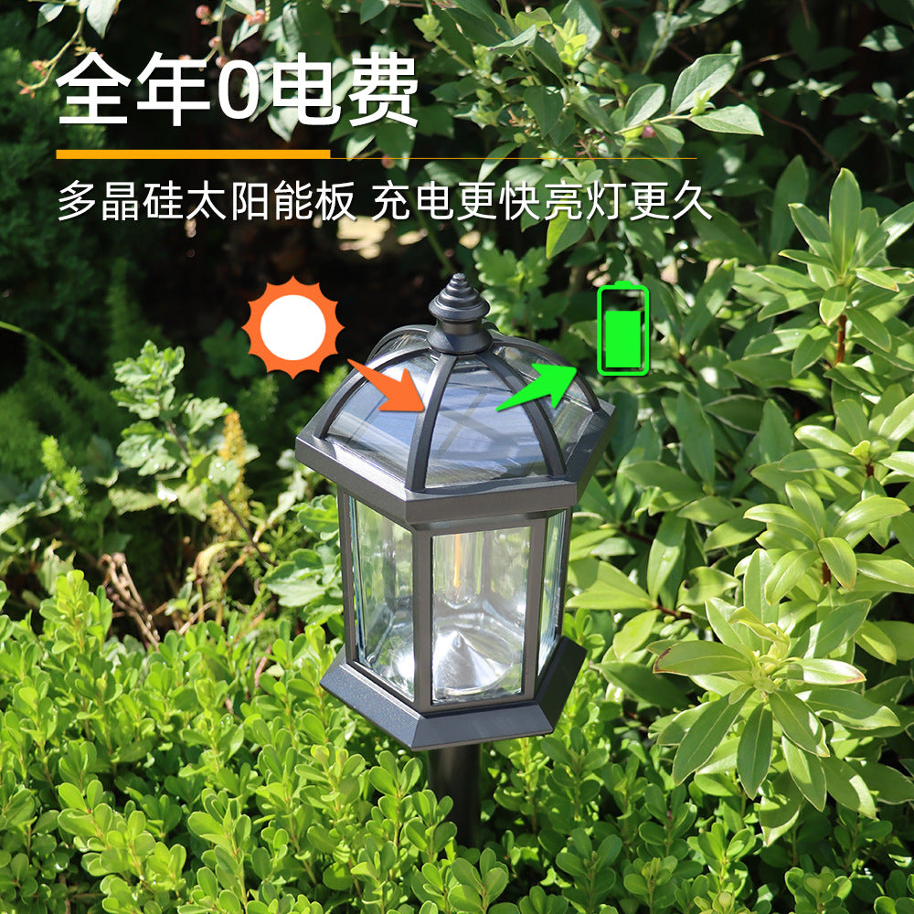 Exterior wall retro terrace simple American country style outdoor courtyard living room villa corridor aisle balcony waterproof wall lamp