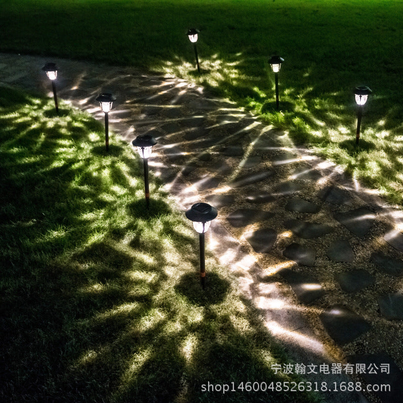 Solar-powered lawn lamp for villas, ground-mounted courtyard lamp, garden household waterproof outdoor lamp, park LED street lamp