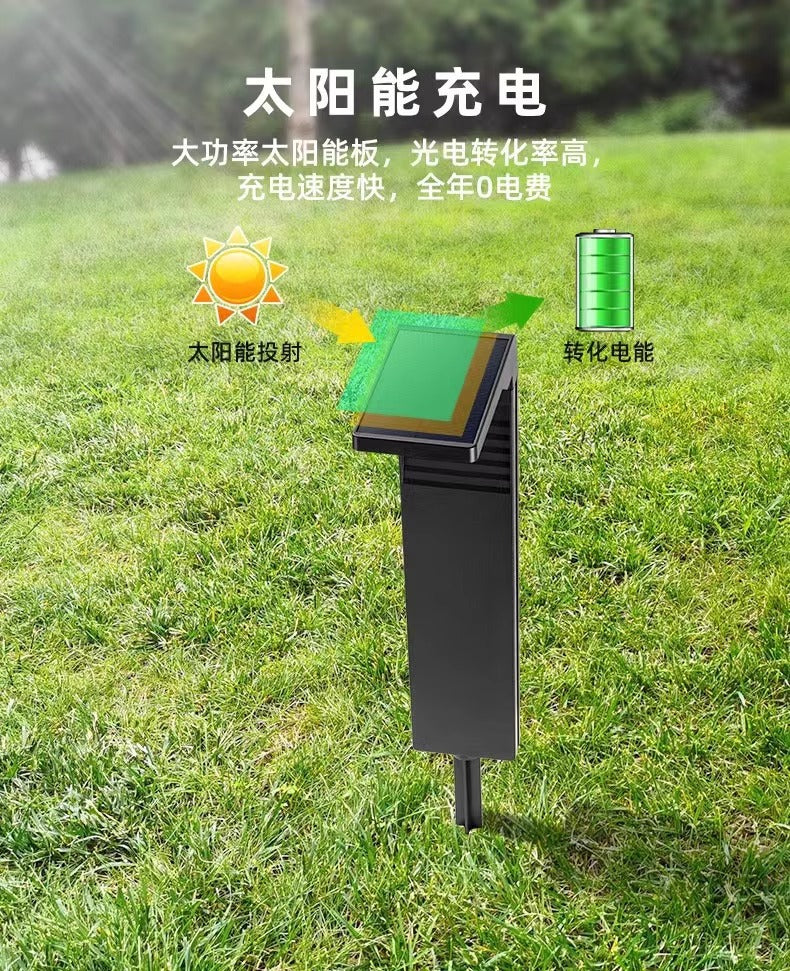 Solar outdoor lights for home use, courtyard lawn lights, villa garden community street lights, waterproof landscape lighting, ground-mounted lights