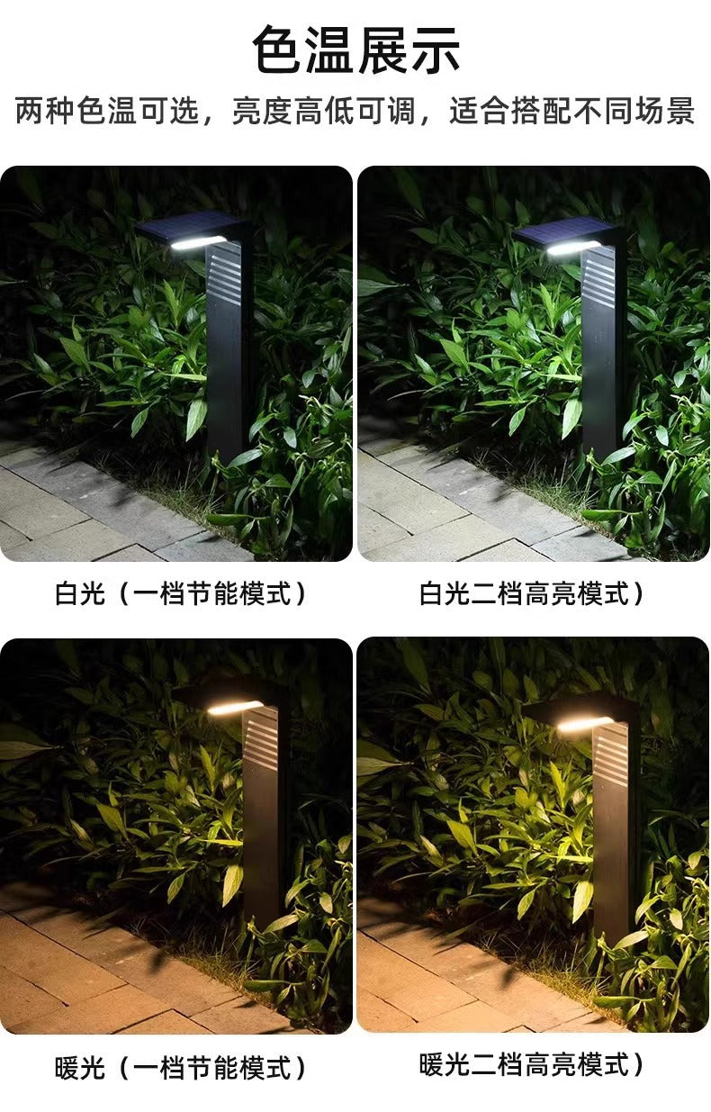 Solar outdoor lights for home use, courtyard lawn lights, villa garden community street lights, waterproof landscape lighting, ground-mounted lights