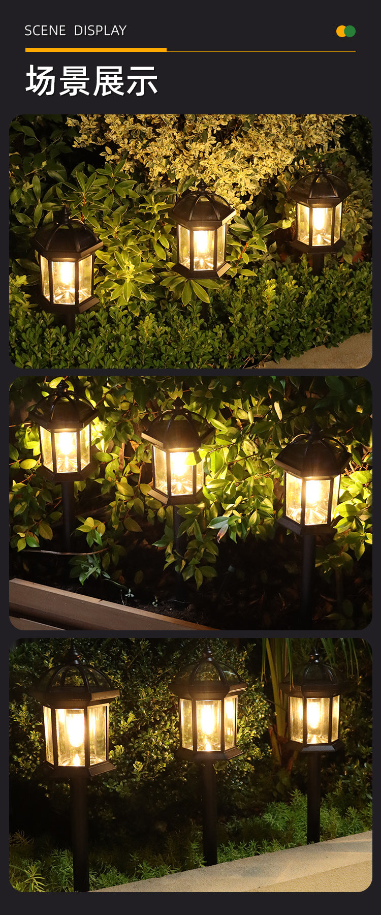 Exterior wall retro terrace simple American country style outdoor courtyard living room villa corridor aisle balcony waterproof wall lamp