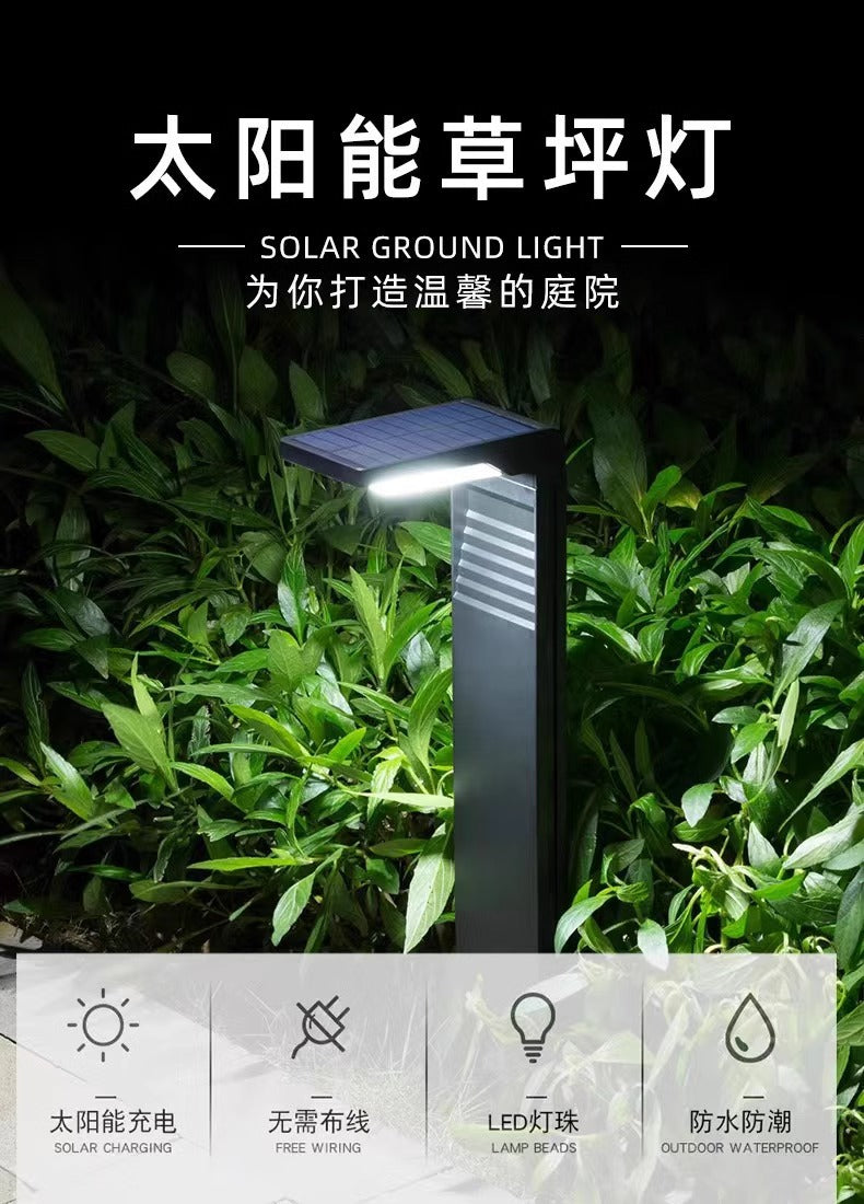 Solar outdoor lights for home use, courtyard lawn lights, villa garden community street lights, waterproof landscape lighting, ground-mounted lights