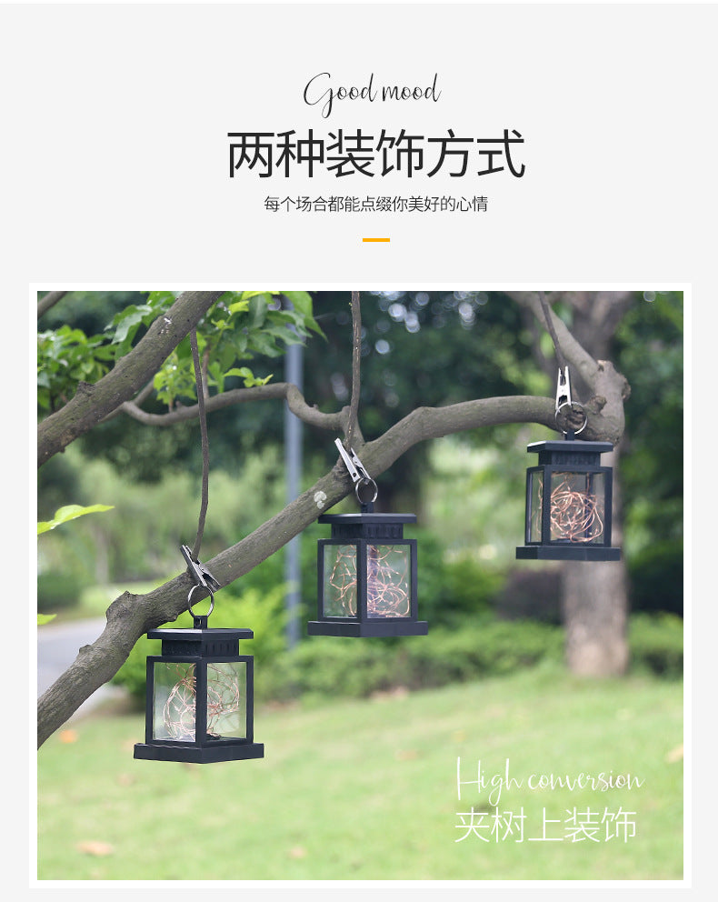 Directly from the manufacturer: Solar-powered lights for outdoor garden decoration, hanging lights for home use, yard tree hanging LED courtyard night lights