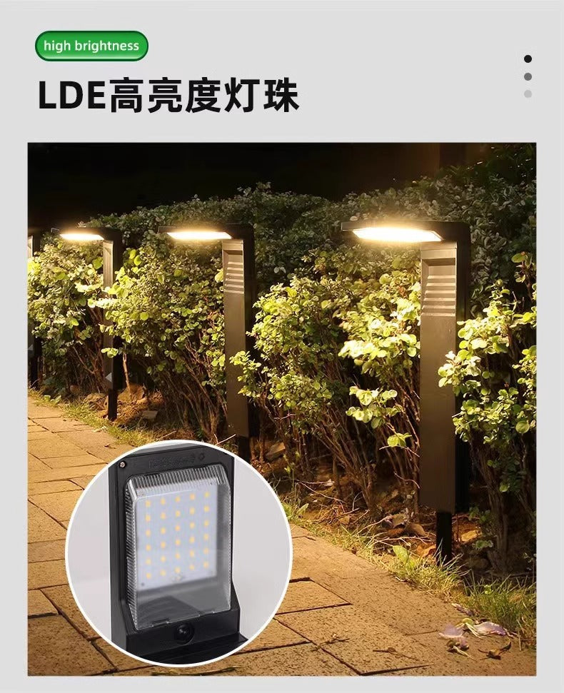 Solar outdoor lights for home use, courtyard lawn lights, villa garden community street lights, waterproof landscape lighting, ground-mounted lights