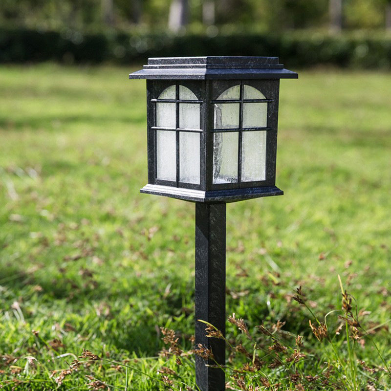 European-style solar lawn garden lights for outdoor decoration, waterproof, suitable for villas and residential areas, floor-standing landscape LED lights