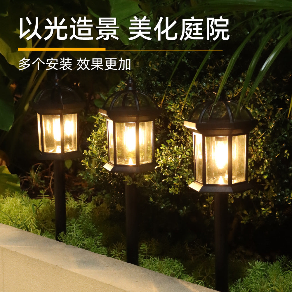 Exterior wall retro terrace simple American country style outdoor courtyard living room villa corridor aisle balcony waterproof wall lamp