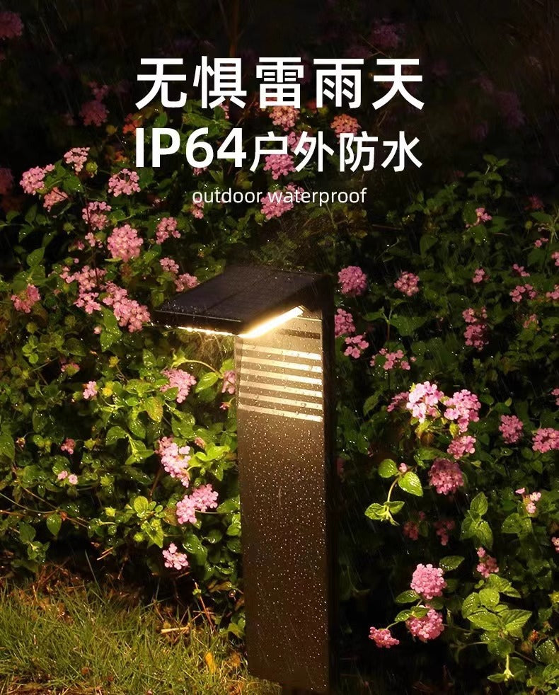 Solar outdoor lights for home use, courtyard lawn lights, villa garden community street lights, waterproof landscape lighting, ground-mounted lights