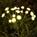 Solar LED jellyfish lamp, ground-mounted lawn light, outdoor waterproof holiday courtyard balcony decorative ambiance light