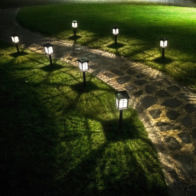 European-style solar lawn garden lights for outdoor decoration, waterproof, suitable for villas and residential areas, floor-standing landscape LED lights