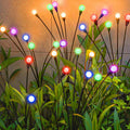 Outdoor solar string lights RGB flickering lawn lights courtyard park LED firefly lights ground lights colorful lights string lights