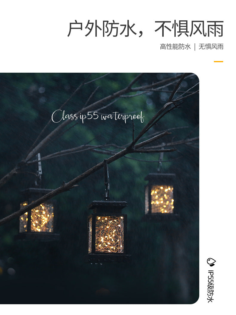 Directly from the manufacturer: Solar-powered lights for outdoor garden decoration, hanging lights for home use, yard tree hanging LED courtyard night lights