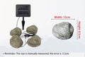Solar-Powered Simulated Cow Manure Stone Lamp for Outdoor Garden, Lawn, Park, and Square Decoration