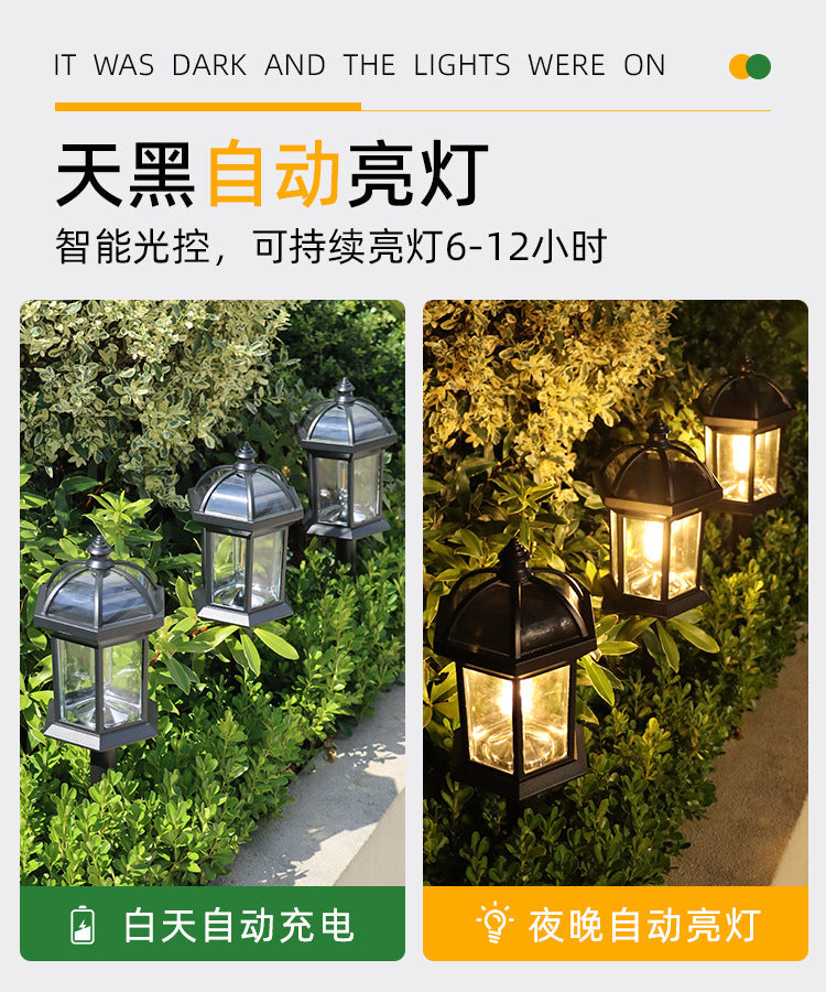 Exterior wall retro terrace simple American country style outdoor courtyard living room villa corridor aisle balcony waterproof wall lamp