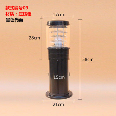 LED lawn light, garden park villa light, lawn courtyard landscape light, outdoor community square creative garden light