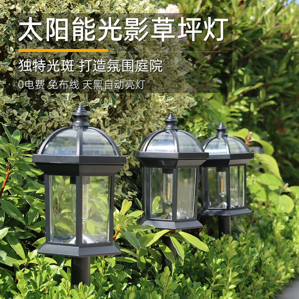 Exterior wall retro terrace simple American country style outdoor courtyard living room villa corridor aisle balcony waterproof wall lamp
