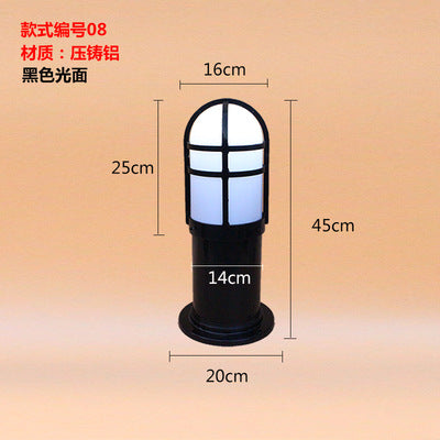 LED lawn light, garden park villa light, lawn courtyard landscape light, outdoor community square creative garden light