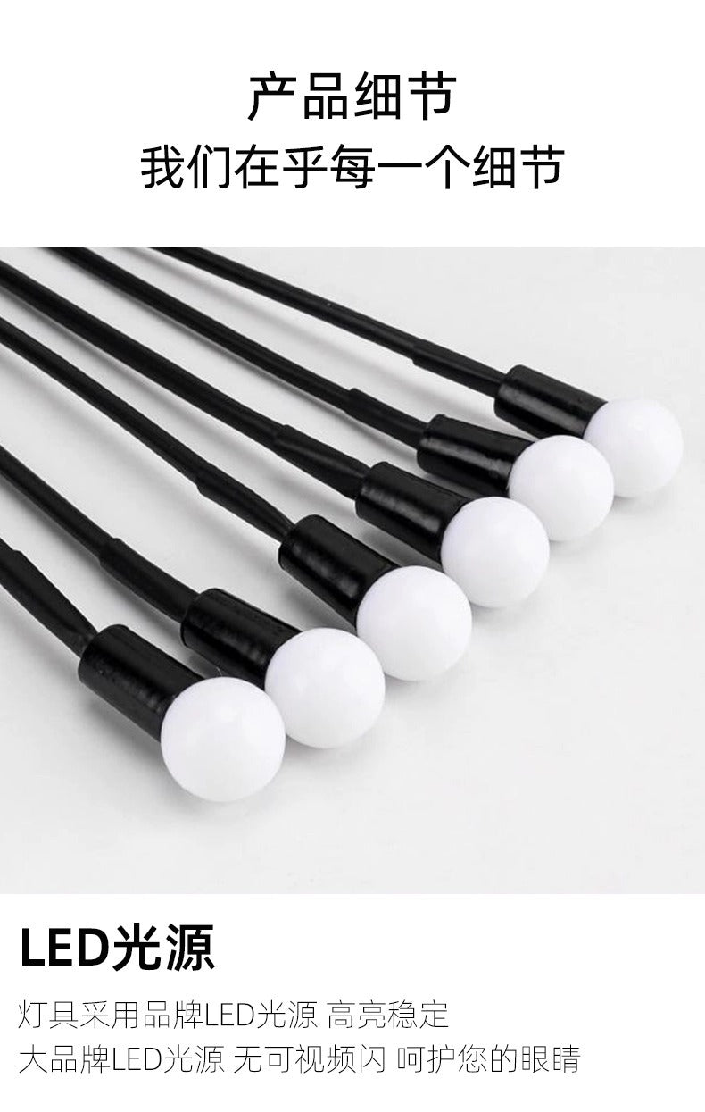 Solar-powered firefly LED lights, garden lawn lights, outdoor waterproof courtyard ambiance ground lights, trendy street lights